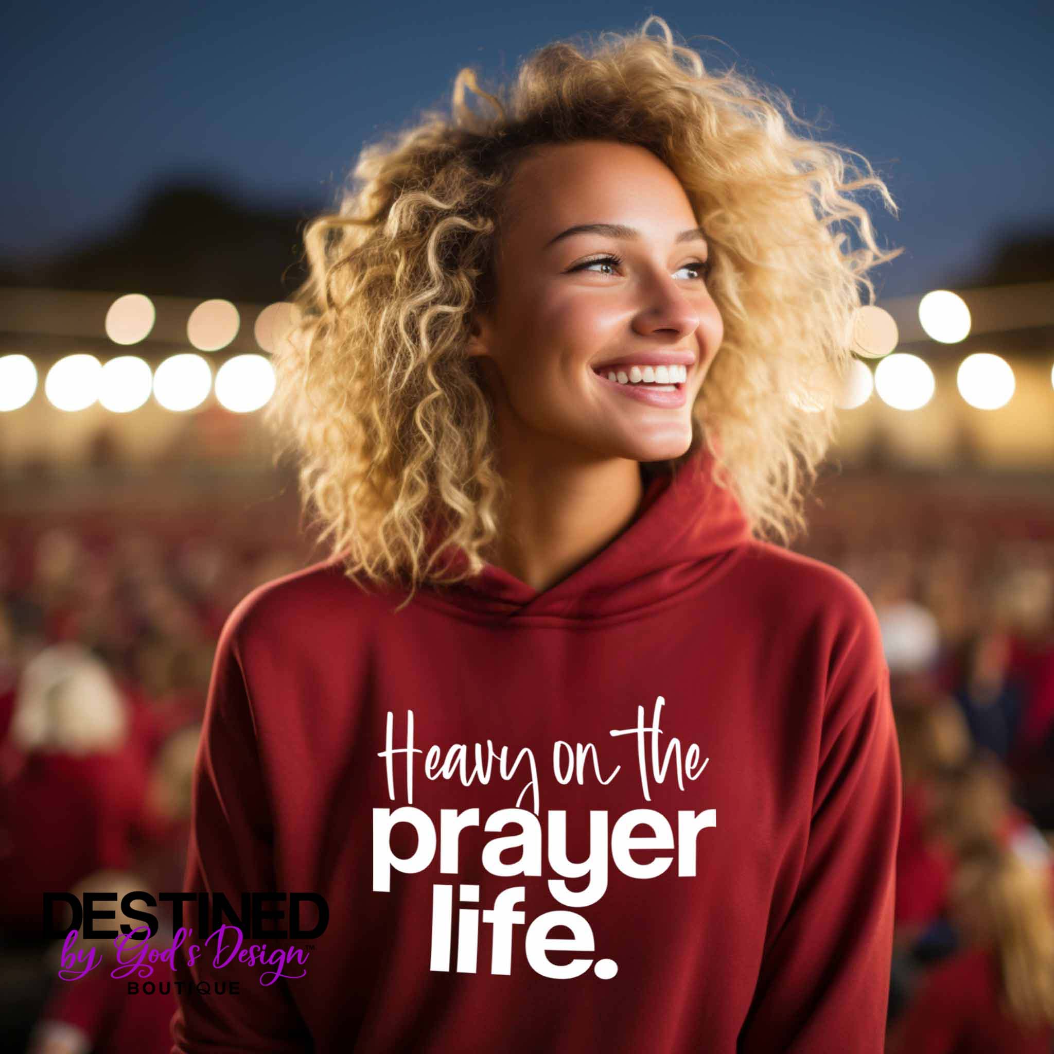 Heavy On The Prayer Life Hoodie