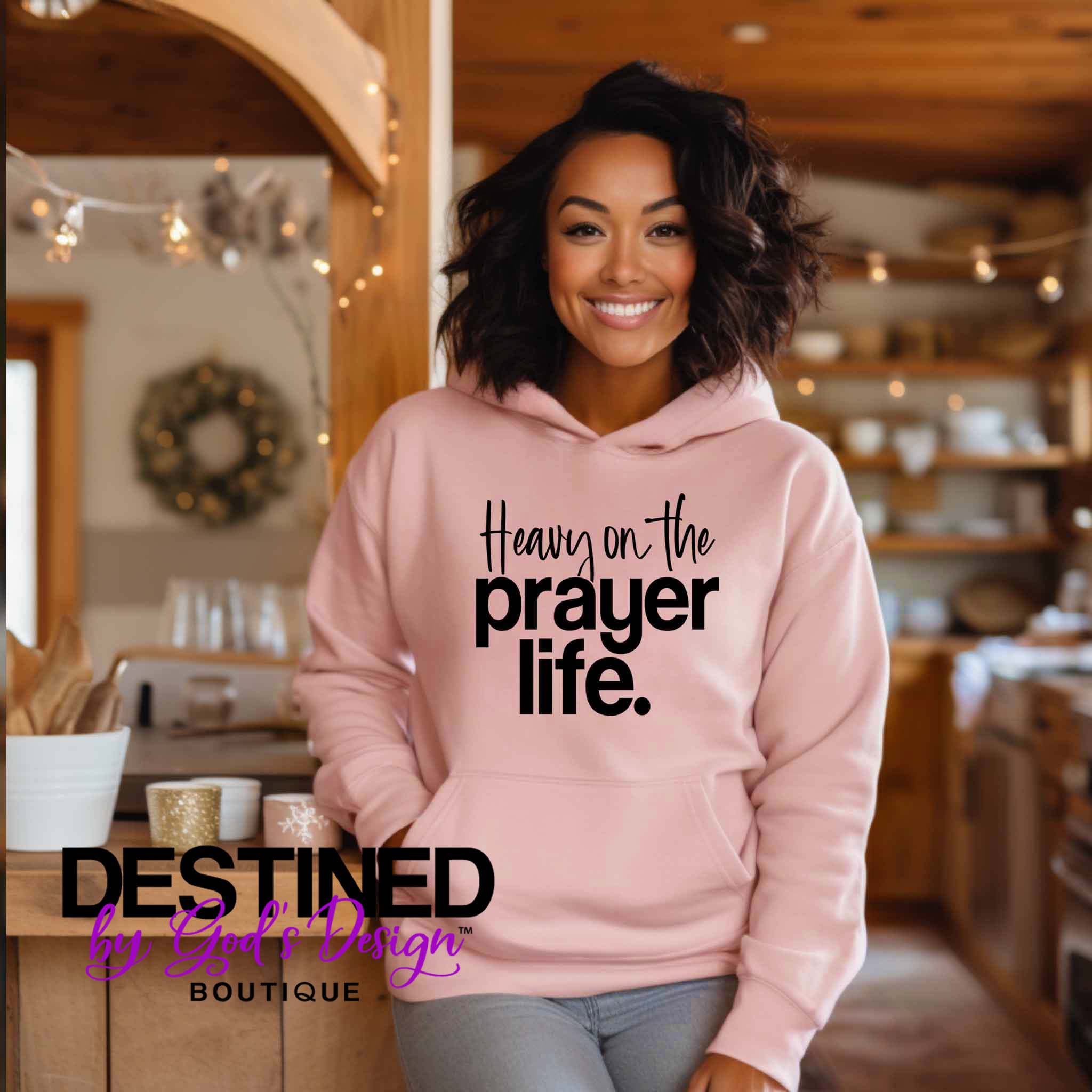 Heavy On The Prayer Life Hoodie