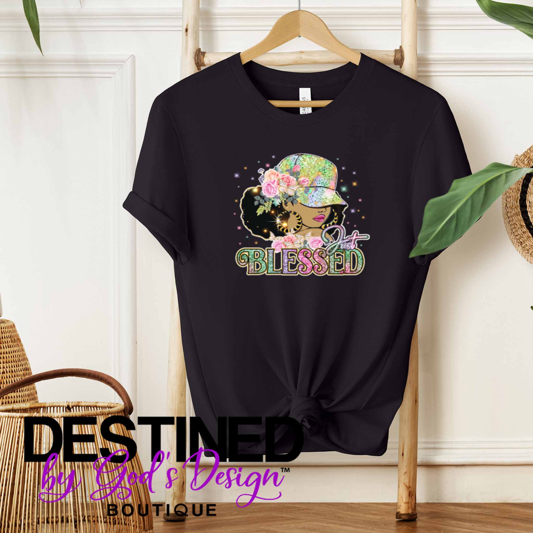 Just Blessed T-Shirt (black)